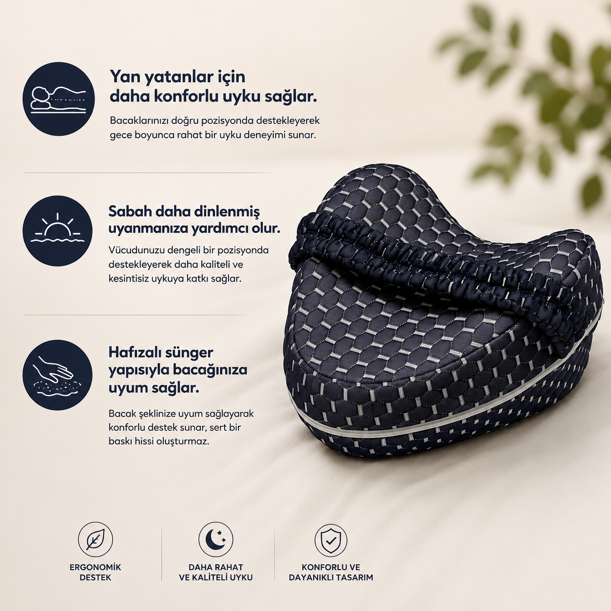 Viora™ Premium Ortopedik Bacak Arası Yastık