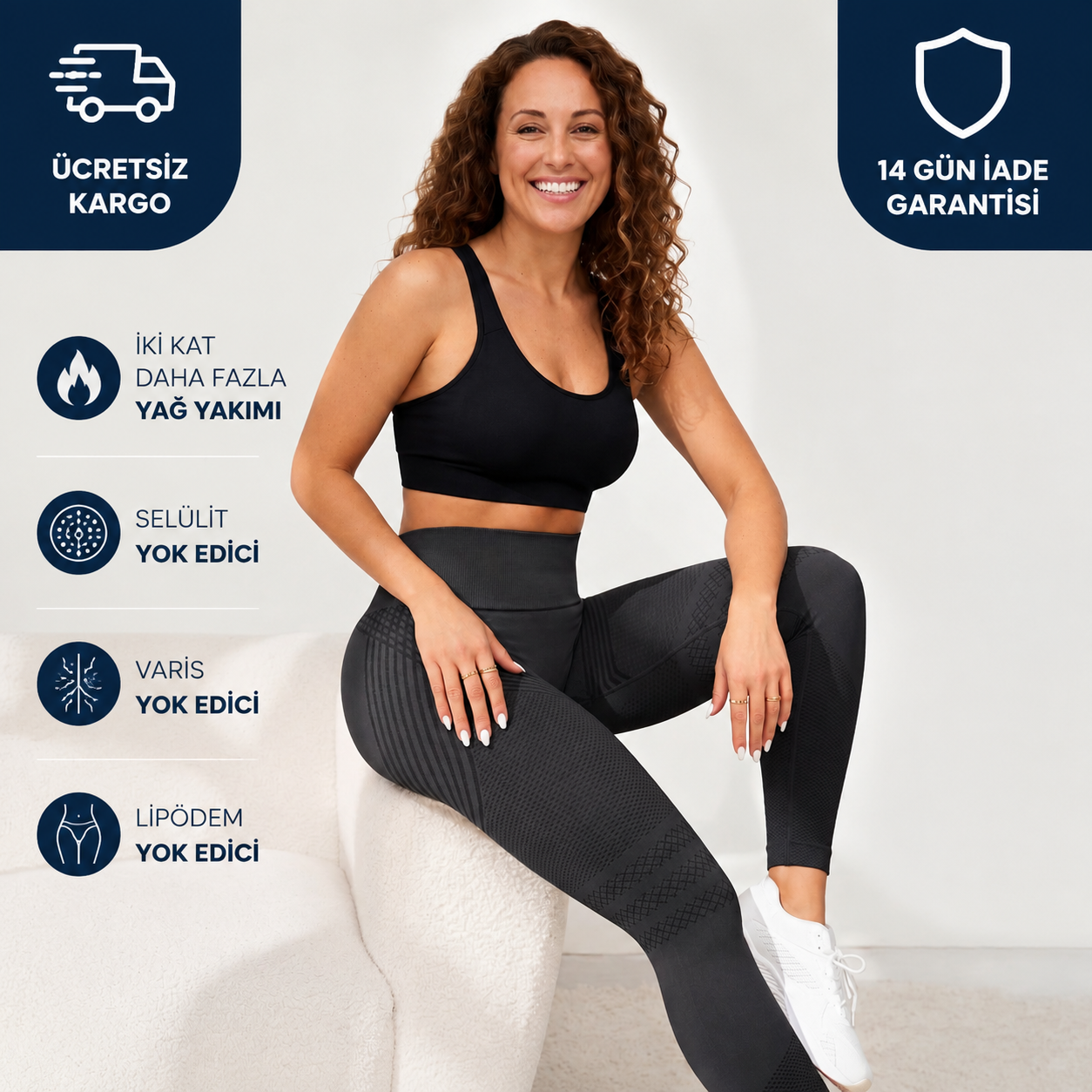 Viora™ 3D Selülit Karşıtı Toparlayıcı Tayt