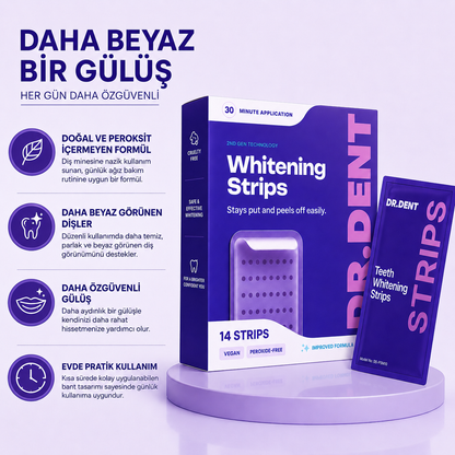 VİORA™ Premium Diş Beyazlatma Bandı